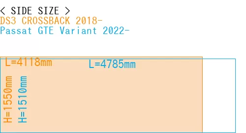 #DS3 CROSSBACK 2018- + Passat GTE Variant 2022-